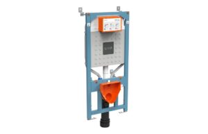VitrA V-Fix Prime WH WC Frame & 12cm 3/6L Cistern (Floor Fix  Electric & Water Connection)