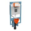 VitrA V-Fix Prime WH WC Frame & 8cm 3/6L Cistern (Floor/Wall Fix & Electric Connection)
