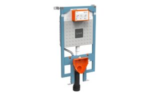 VitrA V-Fix Prime WH WC Frame & 8cm 2.5/4L Cistern (Floor Fix & Electric Connection)