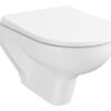 VitrA S20 Round SmoothFlush Compact Wall Hung Pan Only - White