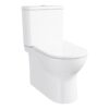VitrA S20 Round SmoothFlush Close Coupled Open Back Pan Only - White