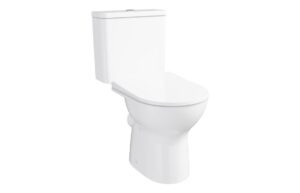 VitrA S20 Round SmoothFlush Comfort Height Close Coupled Open Back Pan Only - White
