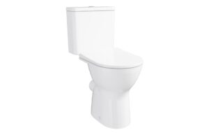 London High Level WC & Soft Close Seat w/Chrome Finishes
