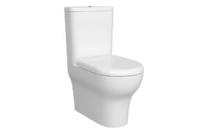VitrA Zentrum SmoothFlush Open Back Close Coupled Pan Only - White