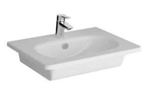 VitrA Zentrum 805x390mm 1TH Vanity Basin w/Overflow - White