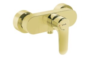 VitrA Solid S Wall Integrated Shower Mixer - Chrome
