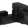 VitrA Root Square Wall Mounted Bath/Shower Mixer - Matt Black