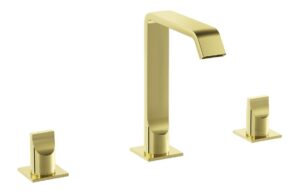 VitrA Suit 3-Hole Basin Mixer - Soft Gold