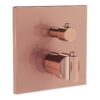 VitrA Suit Integrated Thermostatic Shower Mixer - Soft Gold