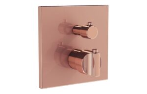 VitrA Suit Integrated Thermostatic Shower Mixer - Soft Gold