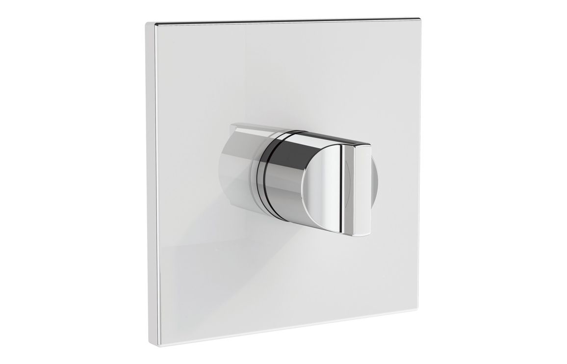 VitrA Suit Wall Mounted 3-Way Diverter - Gloss Black