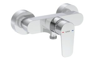 VitrA Flow Soft Wall Mounted Shower Mixer - Matt Black