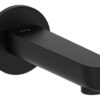 VitrA Root Round Wall Mounted Bath Spout - Matt Black