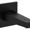 VitrA Root Square Wall Mounted Bath Spout - Matt Black
