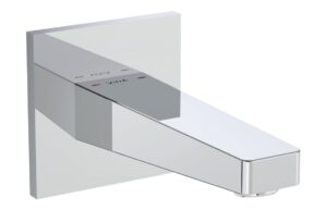 VitrA Root Square Wall Mounted Bath Spout - Chrome