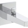 VitrA Root Square Wall Mounted Monohole Bath/Shower Mixer - Chrome