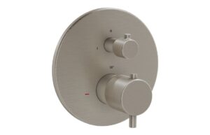 VitrA Root Round Integrated Thermostatic Bath/Shower Mixer Valve - Chrome