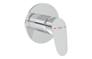 VitrA Flow Soft Integrated Shower Mixer Valve - Chrome