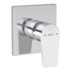 VitrA Flow Square Integrated Shower Mixer Valve - Matt Black