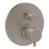 VitrA Origin Integrated Thermostatic Shower Mixer Valve - Brushed Nickel
