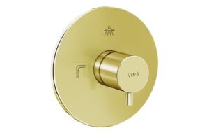 VitrA Root Square 3-Way Diverter - Brushed Nickel