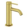 VitrA Minimax Round Standard Basin Mixer - Brushed Brass