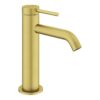 VitrA Minimax Round Large Basin Mixer - Brushed Brass