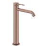 VitrA Minimax Round Tall Basin Mixer - Brushed Bronze