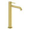 VitrA Minimax Round Tall Basin Mixer - Brushed Brass