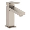 VitrA Minimax Square Large Basin Mixer - Brushed Nickel