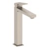 VitrA Minimax Square Tall Basin Mixer - Brushed Nickel