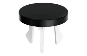 VitrA Basin Overflow Cover - Gloss Black