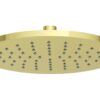 Beverley 200mm Round Traditional Showerhead - Brushed Brass