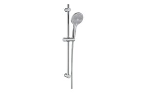 VitrA Flow Soft Riser Rail Kit w/3 Function Handset - Matt Black