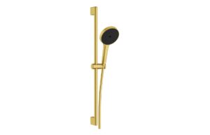 VitrA Aqua Core Round 1 Function Handshower & Rail Kit - Brushed Bronze