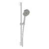 VitrA Aqua Core Round 1 Function Handshower & Rail Kit - Brushed Nickel