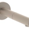 VitrA Origin Touch Free Wall Mounted Short Basin Mixer (Mains) - Brushed Nickel