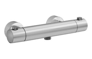 VitrA Flow Round Wall Mounted Shower Mixer - Chrome
