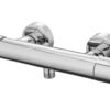VitrA Aquaheat Round Thermostatic 1-Way Shower Mixer - Chrome