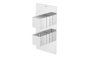 VitrA Flow Round Wall Mounted Shower Valve - Chrome