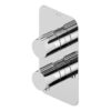VitrA Aquaheat Square Thermostatic 1-Way Shower Mixer - Chrome