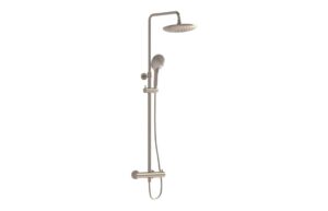 VitrA Aquaheat Bliss 240 Thermostatic Shower Column w/2-Function Overhead - Chrome