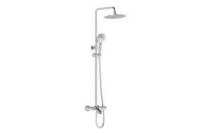 VitrA Aquaheat Bliss 250 Thermostatic Shower Column - Chrome