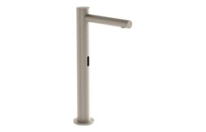 VitrA Origin Touch Free Tall Basin Mixer (Mains) - Brushed Nickel