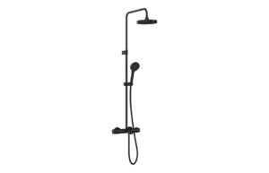 VitrA Aqua Core Round Mixer Shower w/200mm Showerhead & Handshower - Chrome