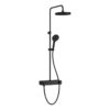 VitrA Aqua Core Round Shower System w/250mm Showerhead & Handshower - Soft Gold