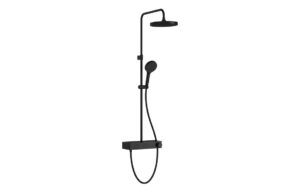 VitrA Aqua Core Round Shower System w/250mm Showerhead & Handshower - Soft Gold