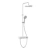 VitrA Aqua Core Round Shower System w/250mm Showerhead & Handshower - Chrome