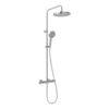 VitrA Aqua Core Round Mixer Shower w/250mm Showerhead & Handshower - Chrome