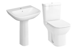 VitrA S20 4-Piece Ceramics Suite (Open Back WC) (Qty x8)